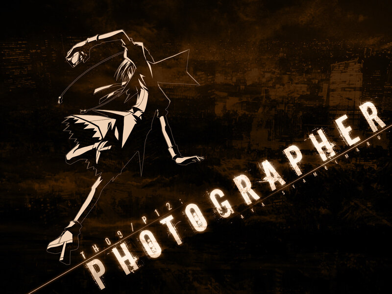 Photographer anime character art