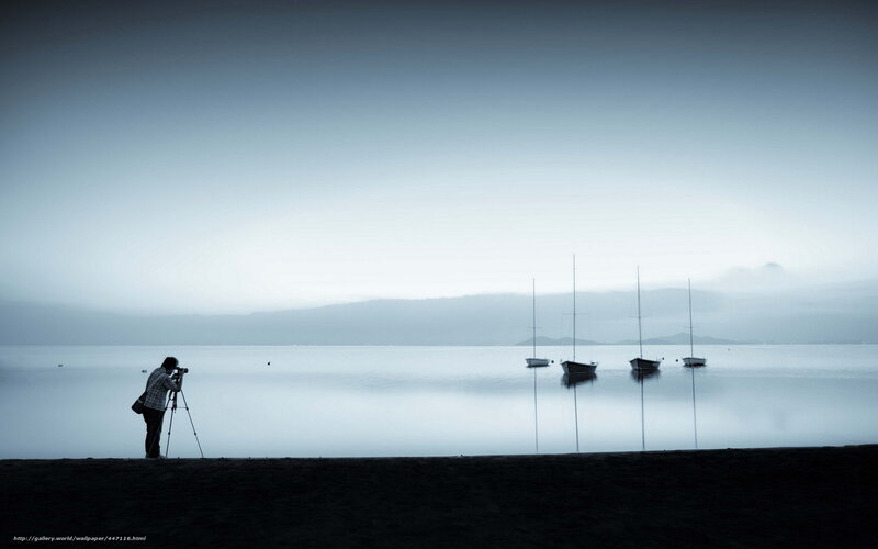 Photographer at the waterfront