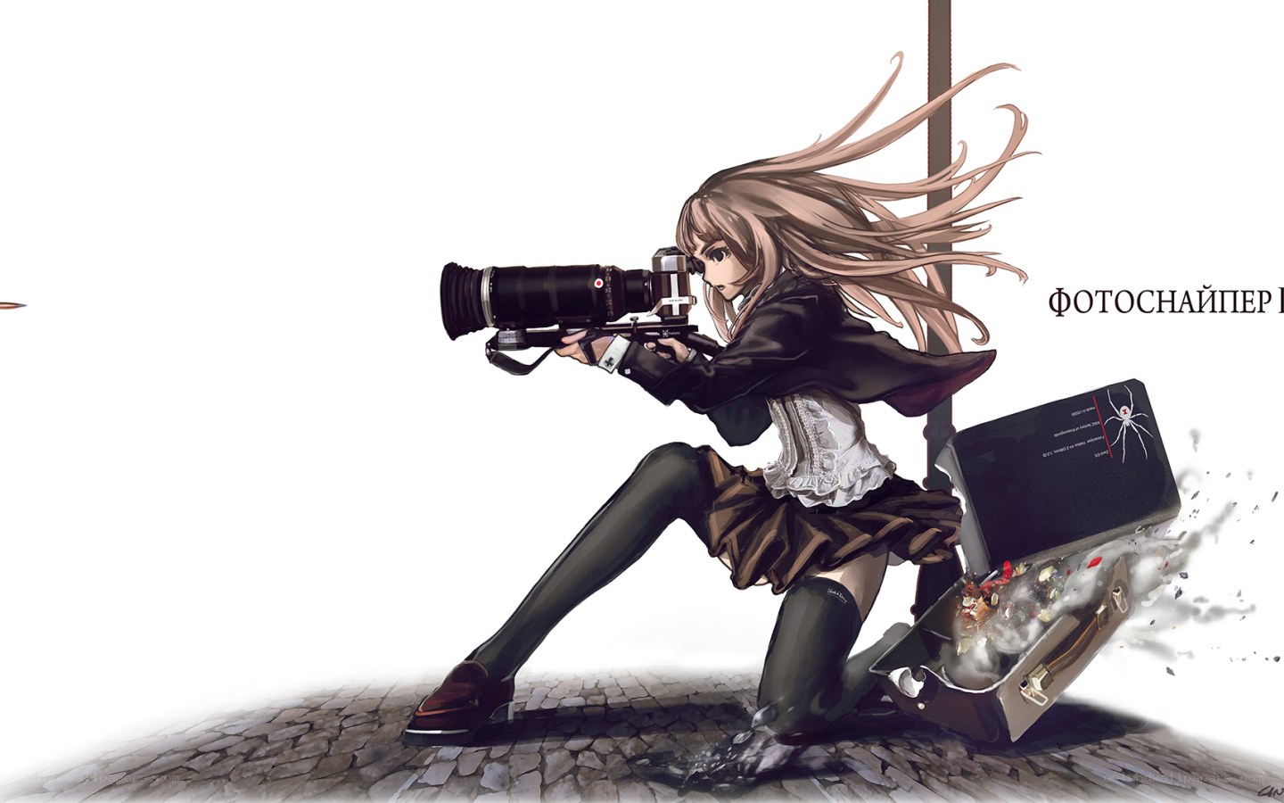 Photographer in action