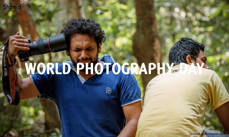 Photographer in the forest