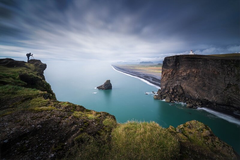 Photographer on Cliff