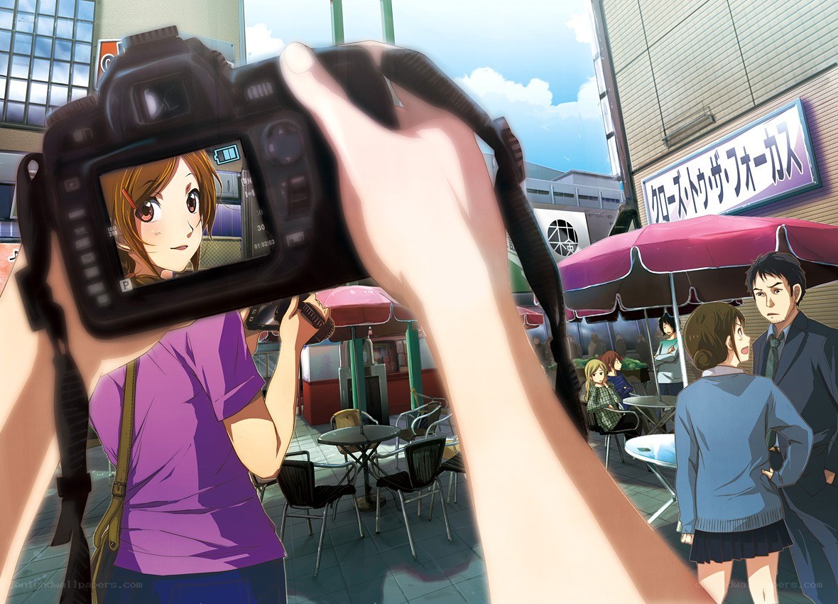Photographer taking a picture