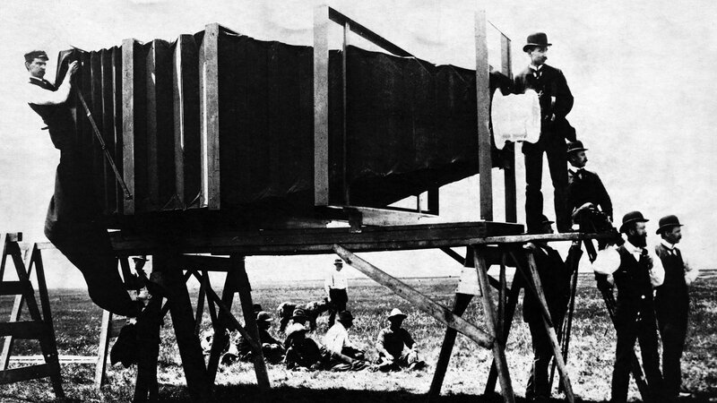 Photographers with large camera