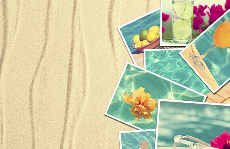 Photos on Sandy Beach