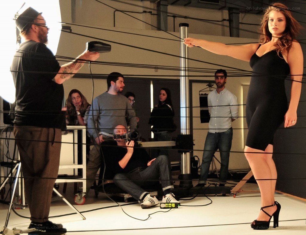 Photoshoot behind the scenes
