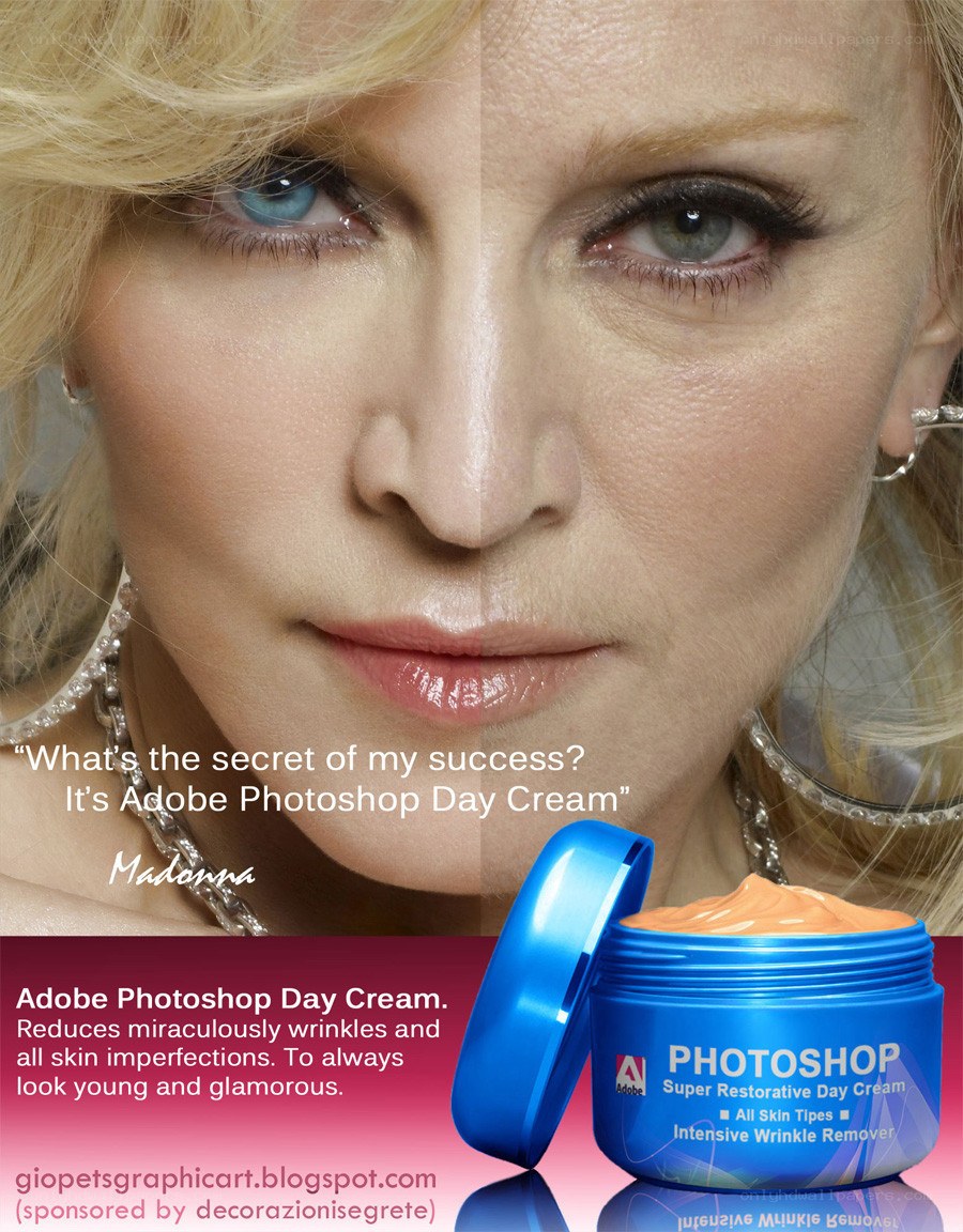 Photoshop Day Cream Ad