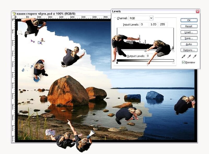 Photoshop image editing