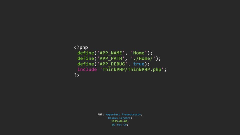 PHP Code Snippet — Black
