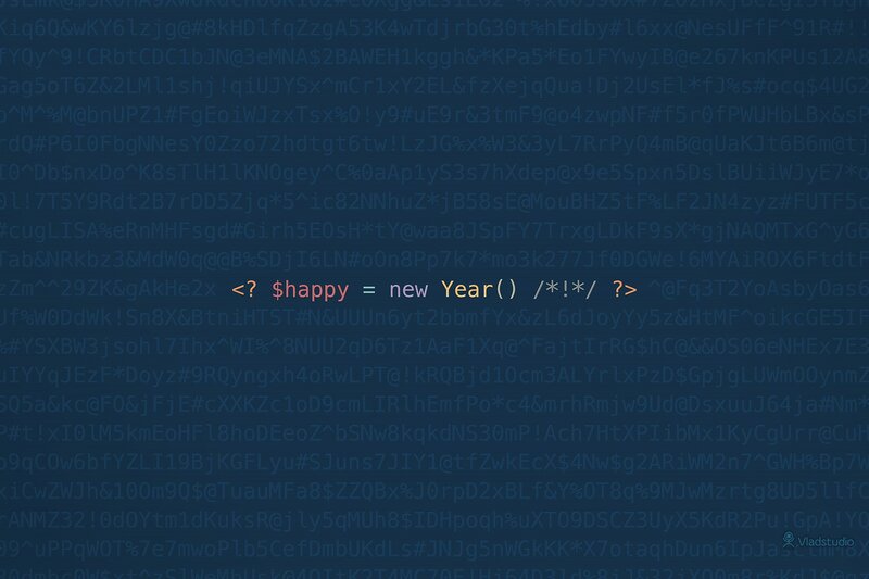 PHP Code Snippet — Blue