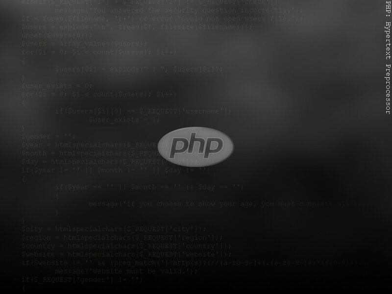 PHP code with watermark