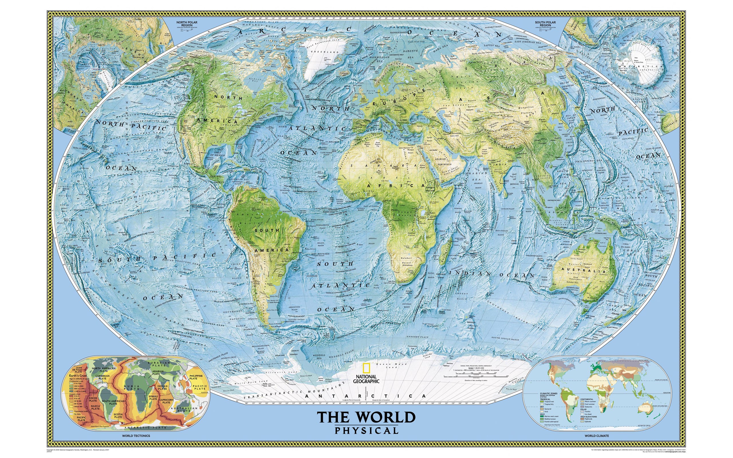 Physical World Map