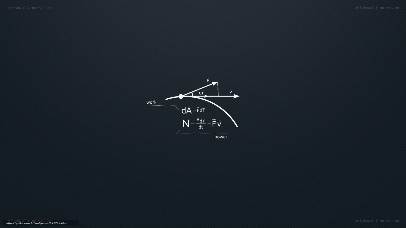Physics work and power diagram