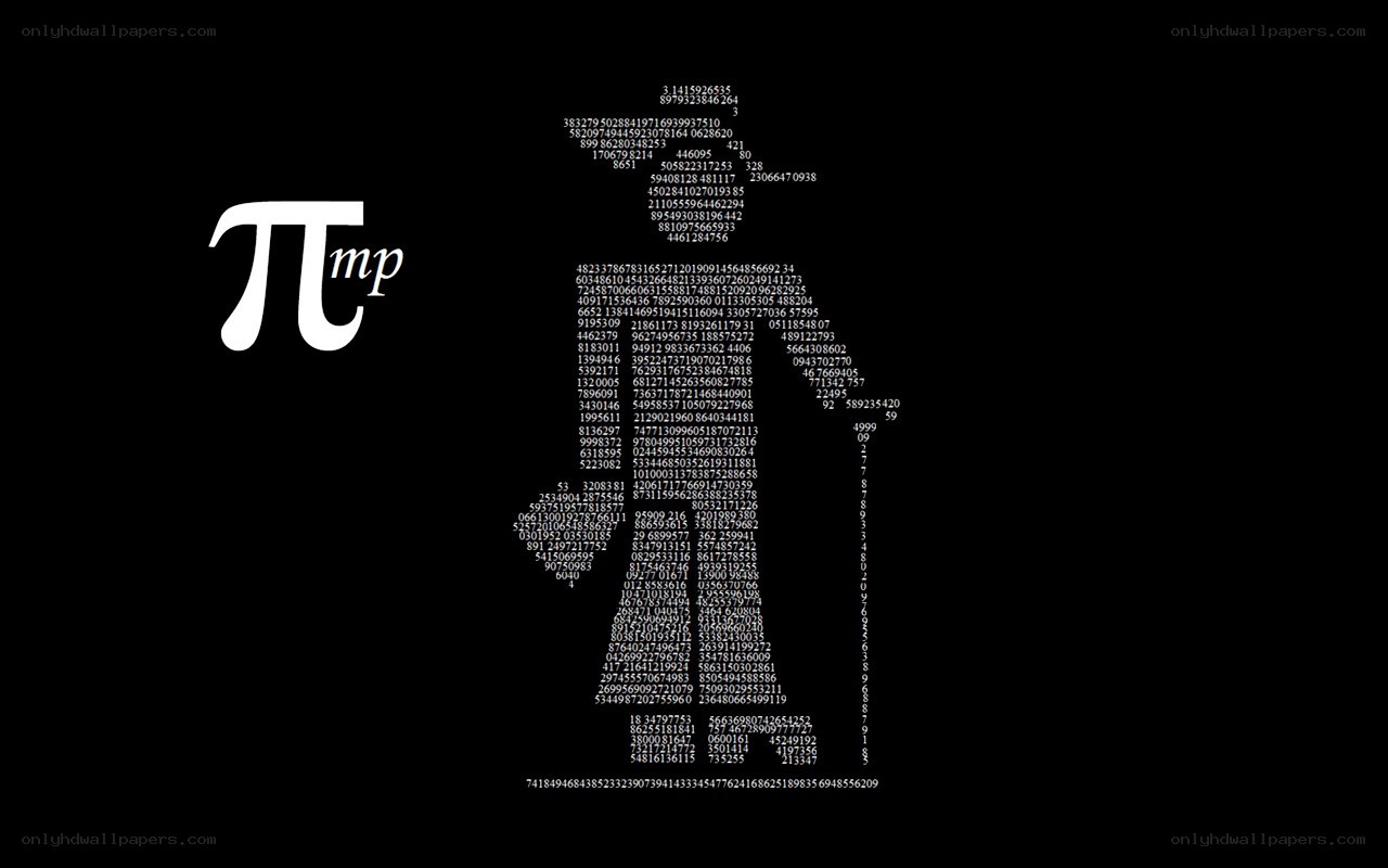 Pi digit art