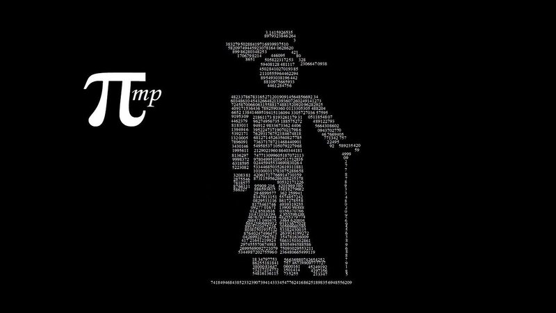 Pi digits display