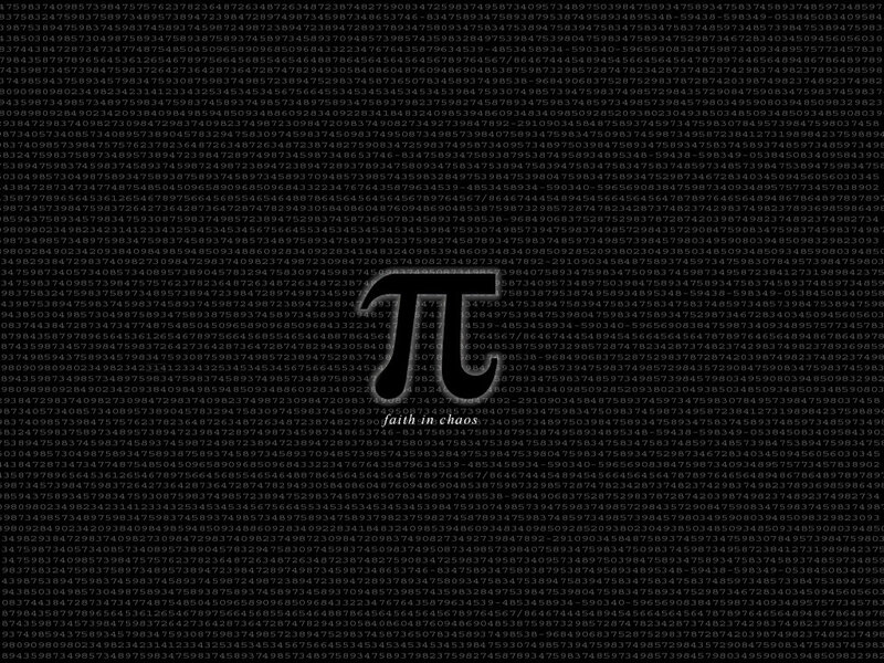 Pi digits with watermark
