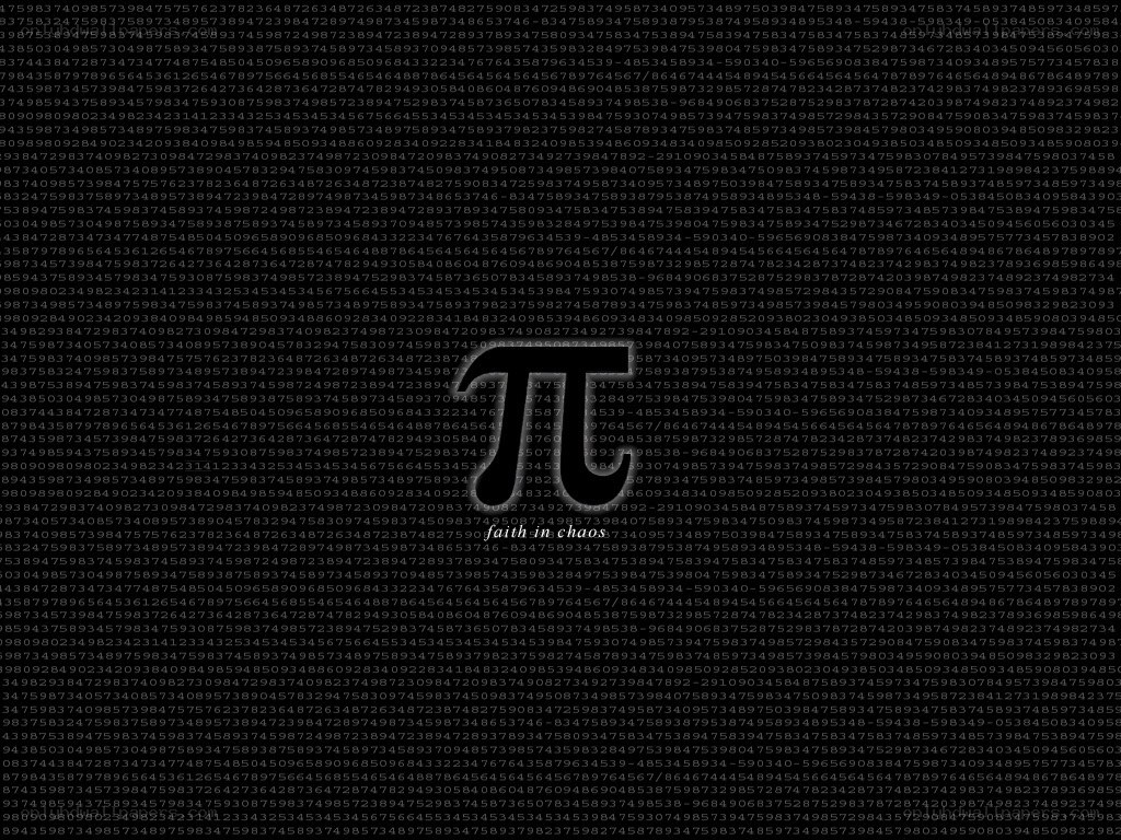 Pi digits with watermark