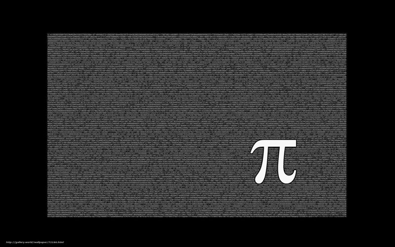 Pi number digits wallpaper