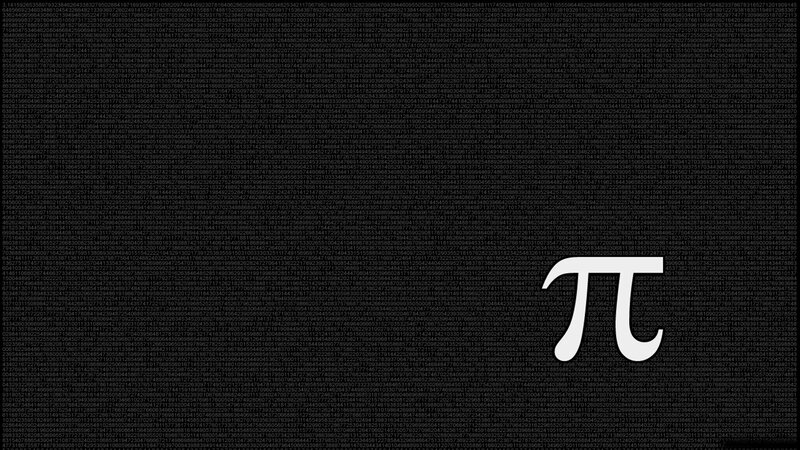 Pi Symbol with Numbers