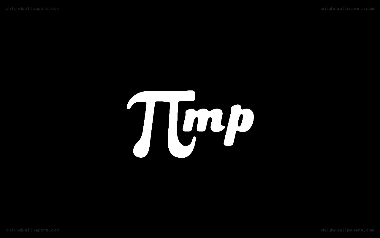Pi symbol with text