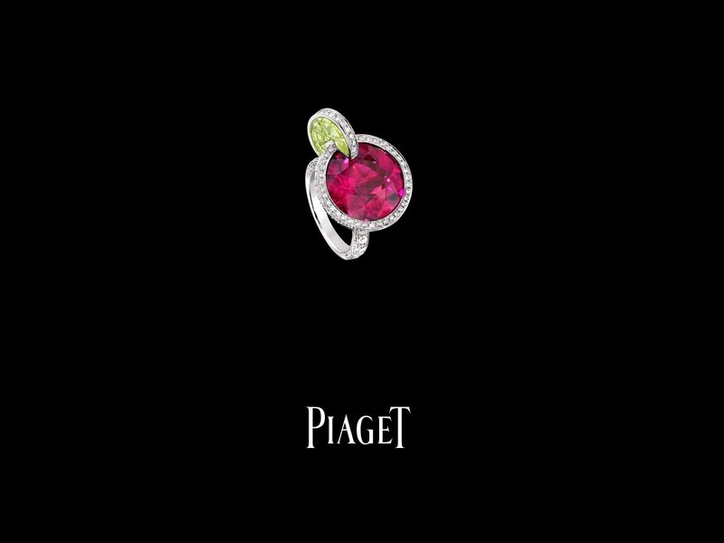 Piaget ring with gemstones