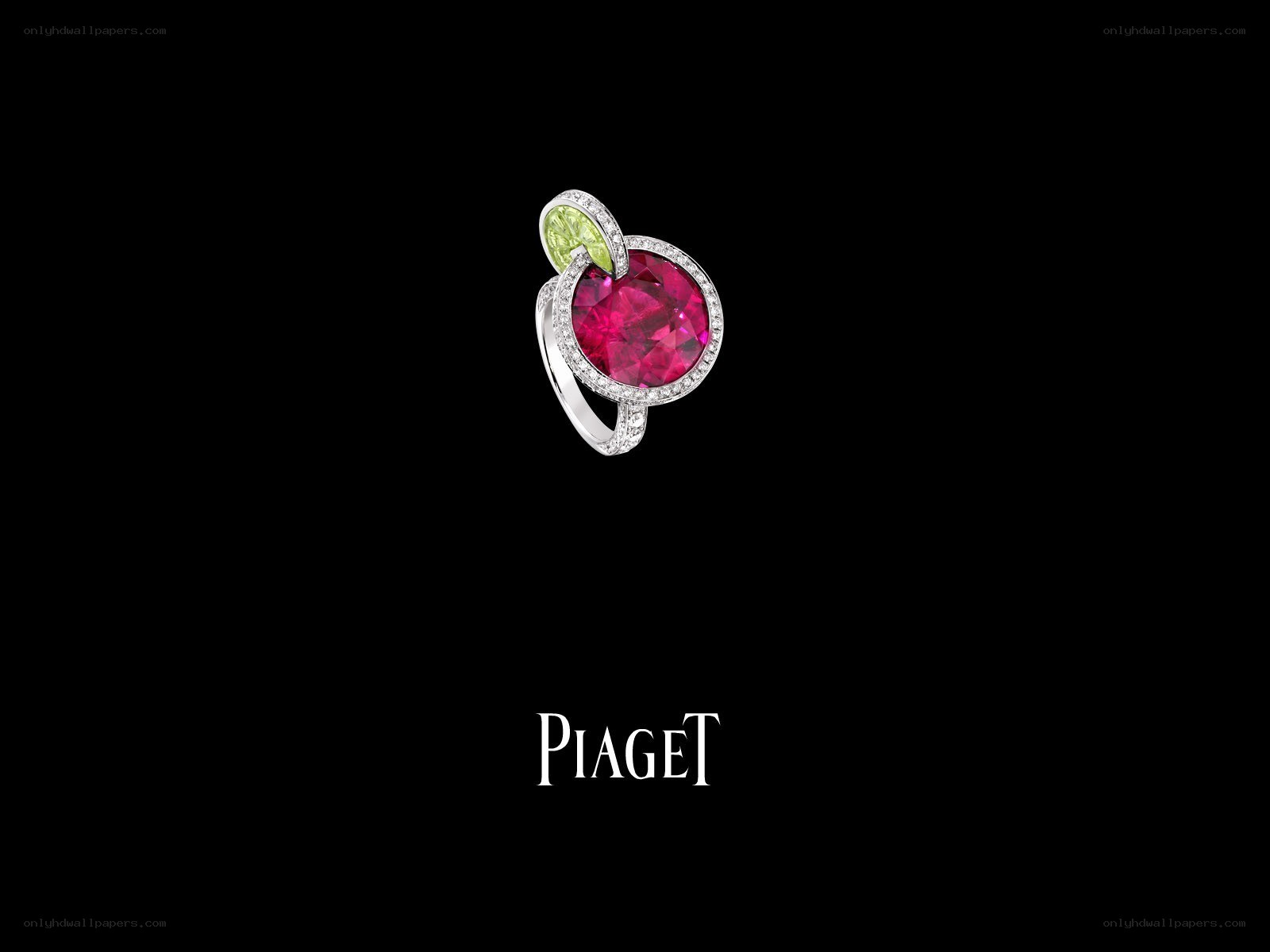 Piaget ring with gemstones