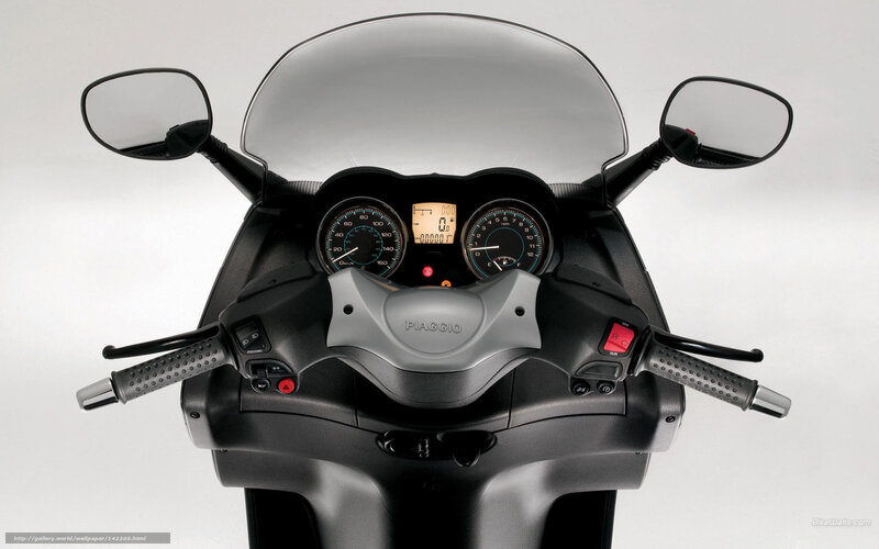Piaggio scooter dashboard