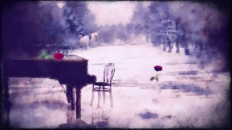 Piano in Snow