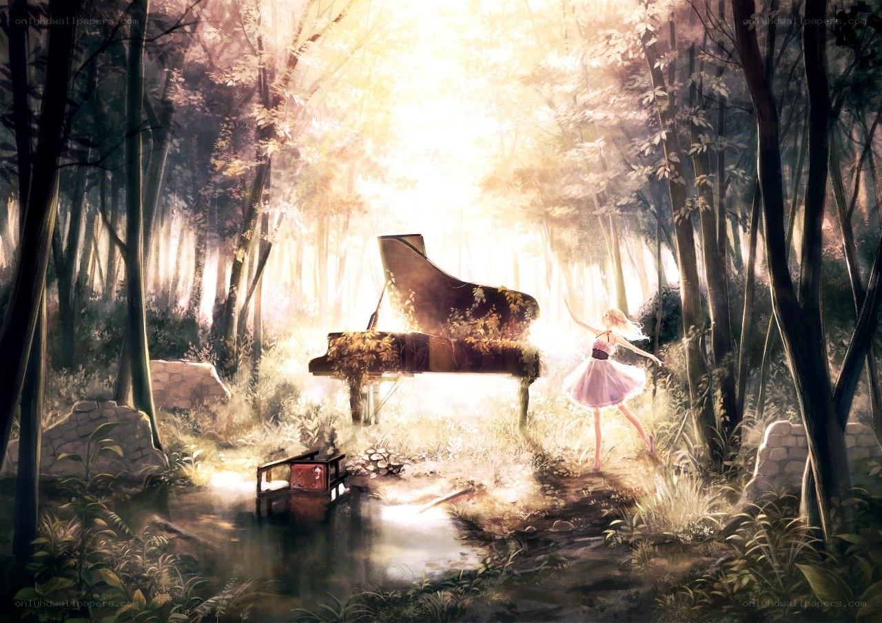 Piano in the forest