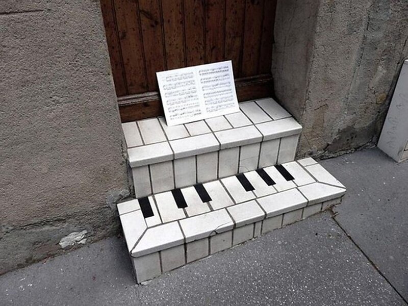 Piano-key Stairs