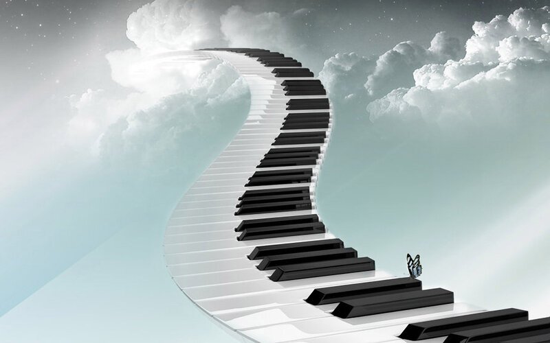 Piano Keyboard Staircase