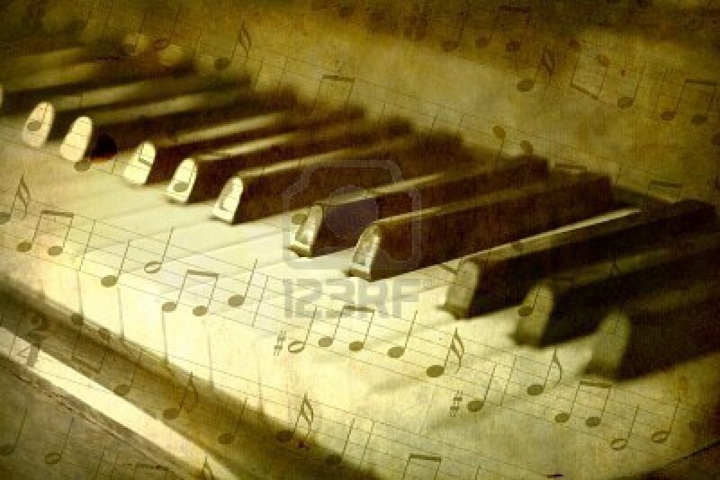 Piano Keys and Sheet Music