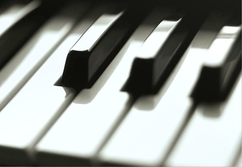 Piano Keys — Black, Calm