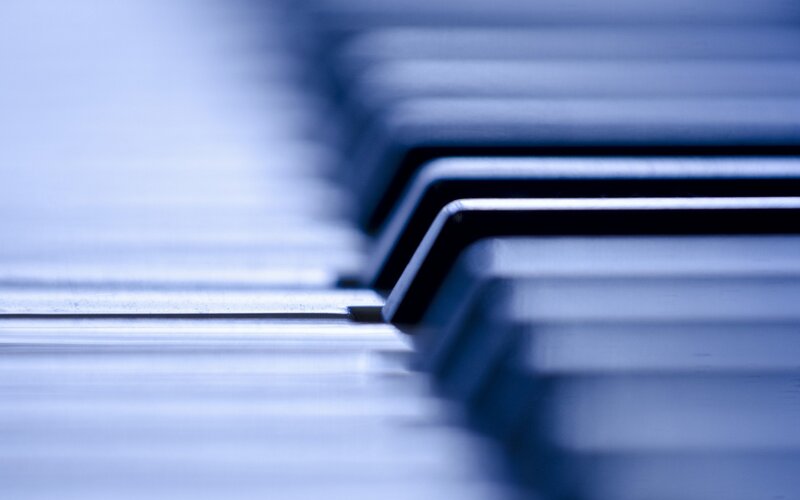 Piano Keys — Blue