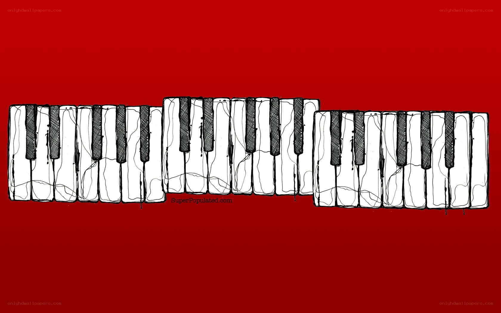 piano keys illustration