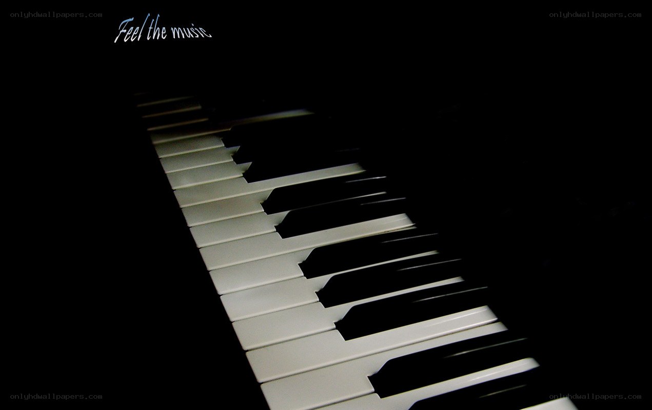 piano keys in the dark