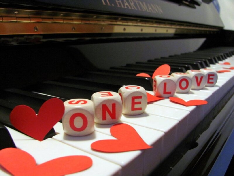 Piano Keys with Blocks