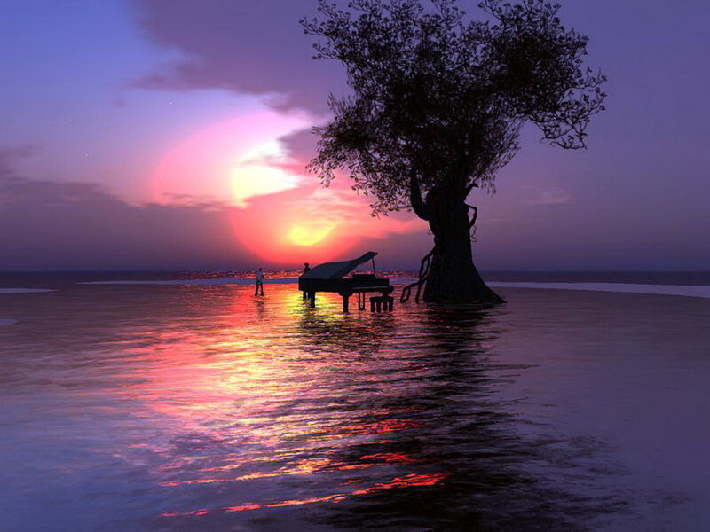 Piano on Beach