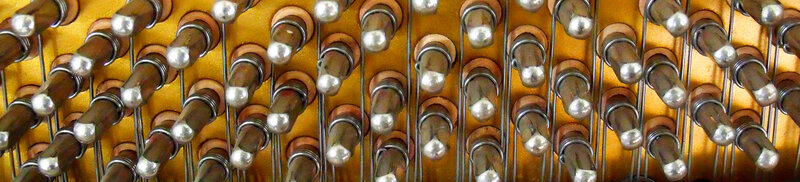 Piano Strings and Hammers — Gold