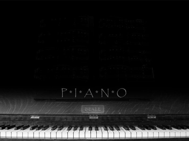 Piano with sheet music
