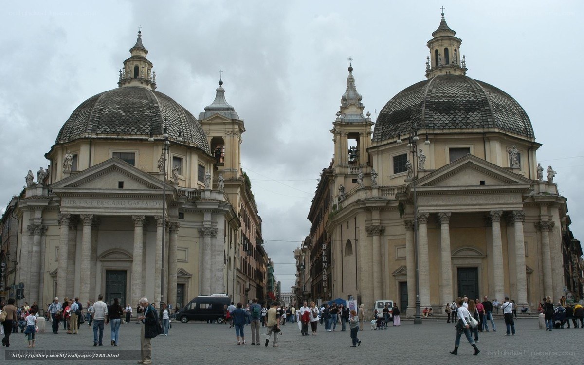 Piazza del Popolo in Rome