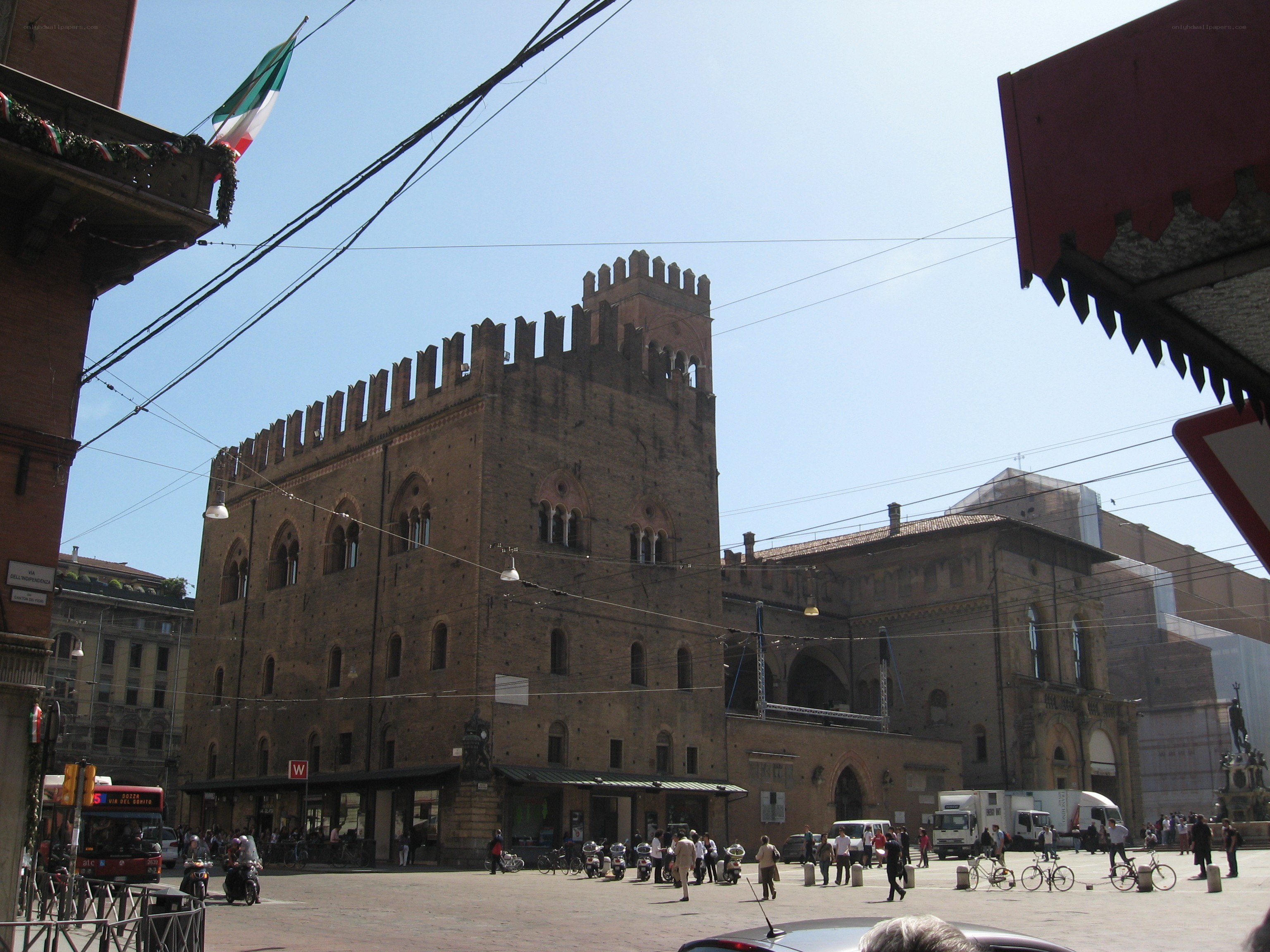 Piazza Maggiore in Bologna