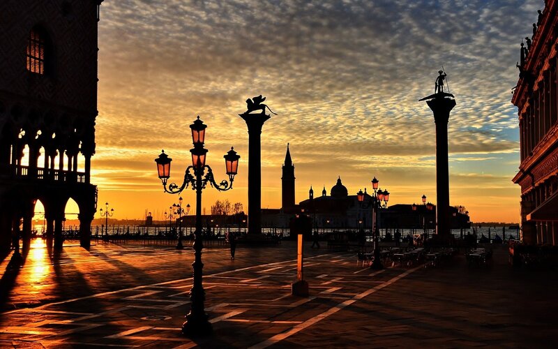 Piazza San Marco at Sunset