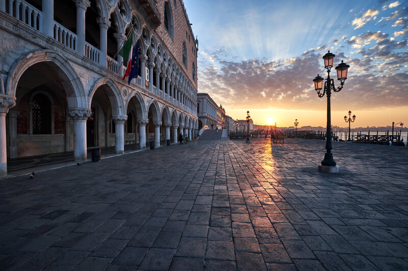 Piazza with Historic Building