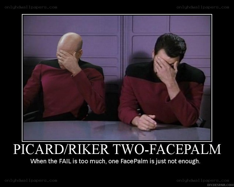 Picard and Riker facepalm