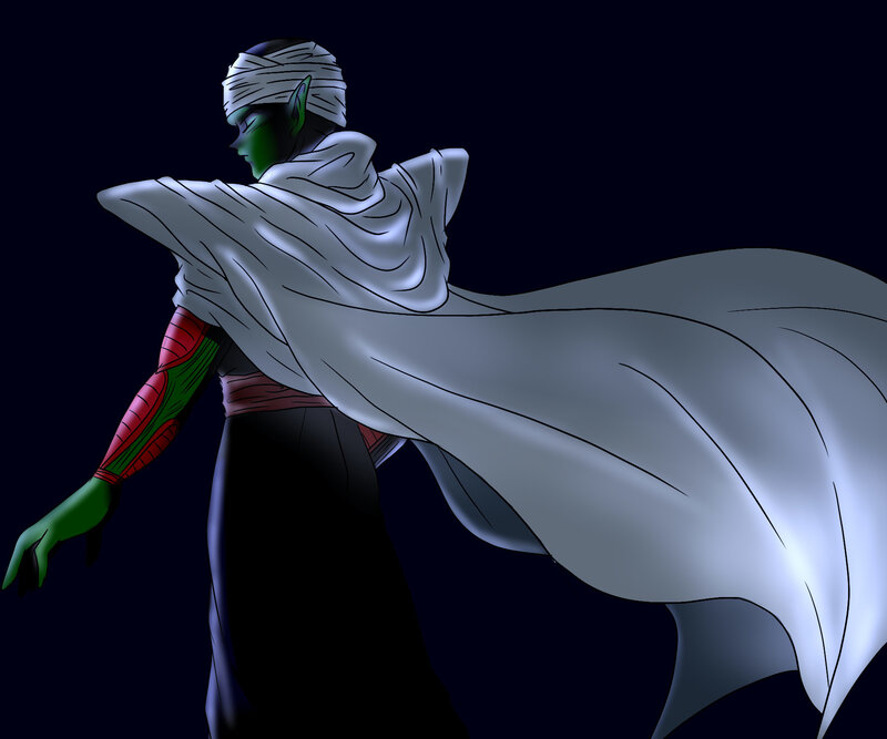 Piccolo in a white cloak