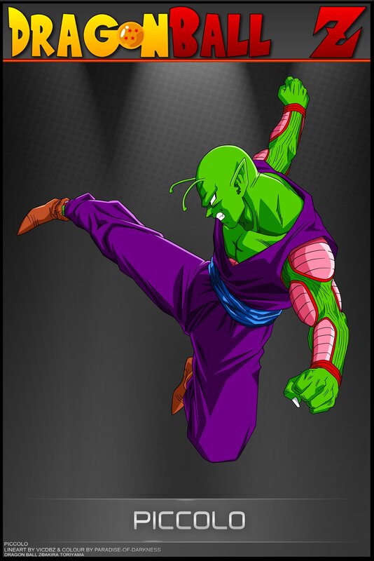 Piccolo in action pose