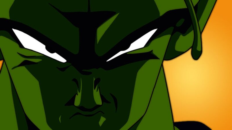 Piccolo's intense expression