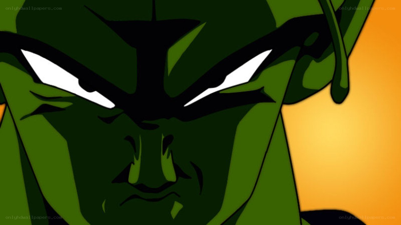 Piccolo's intense expression