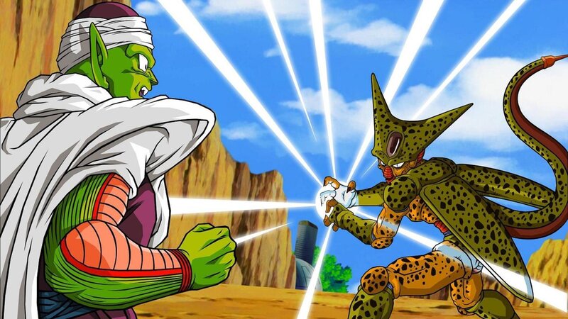 Piccolo vs Cell battle
