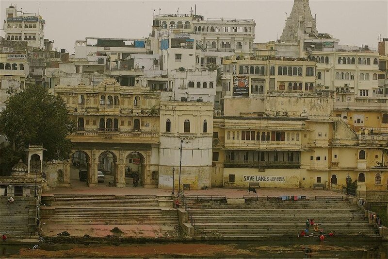 Pichola Lake Ghats in Udaipur
